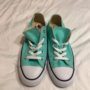 Teal Converse size 6